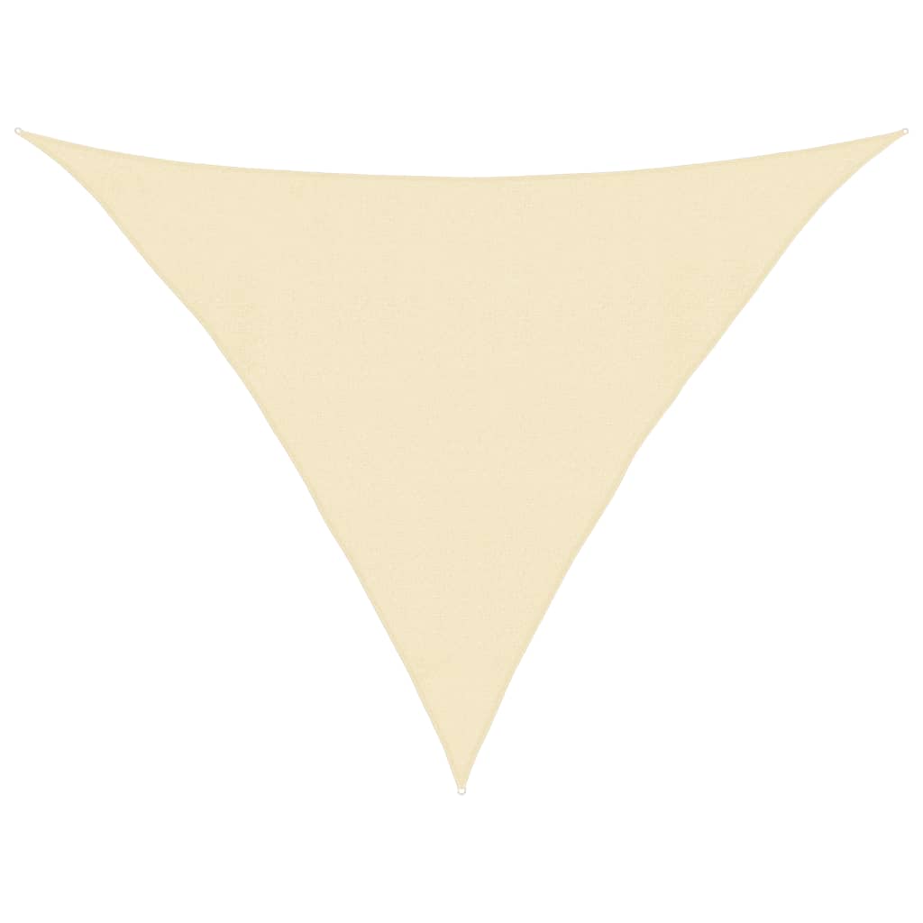 Sonnensegel 160 g/m² Creme 4x4x5,8 m HDPE