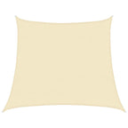 Sonnensegel 160 g/m² Creme 4/5x4 m HDPE
