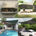 Sonnensegel 160 g/m² Creme 4/5x4 m HDPE