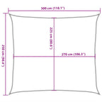 Sonnensegel 160 g/m² Hellgrün 2,5x3 m HDPE