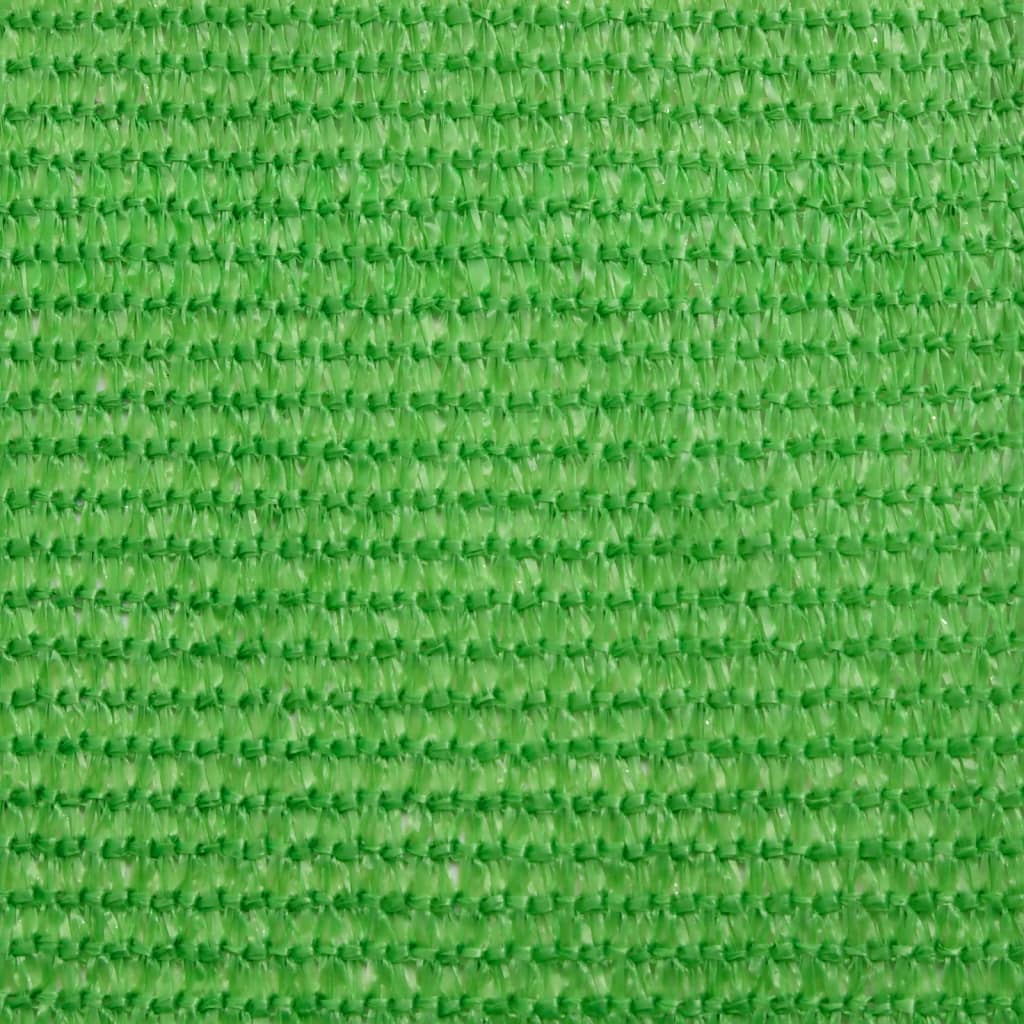 Sonnensegel 160 g/m² Hellgrün 5x5x6 m HDPE