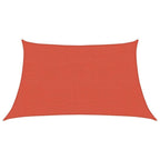 Sonnensegel 160 g/m² Terrakottarot 3/4x2 m HDPE