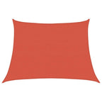 Sonnensegel 160 g/m² Trapezform Terrakottarot 4/5x3 m HDPE