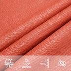 Sonnensegel 160 g/m² Trapezform Terrakottarot 4/5x3 m HDPE
