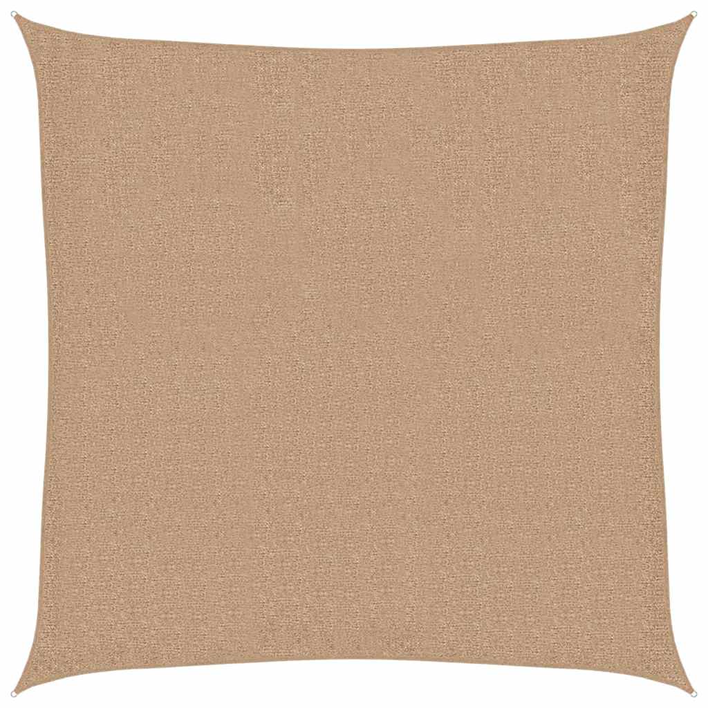 Sonnensegel 160 g/m² Taupe 2x2 m HDPE