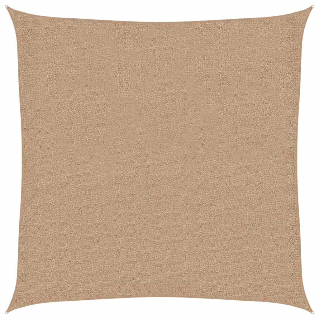Sonnensegel 160 g/m² Taupe 3,6x3,6 m HDPE
