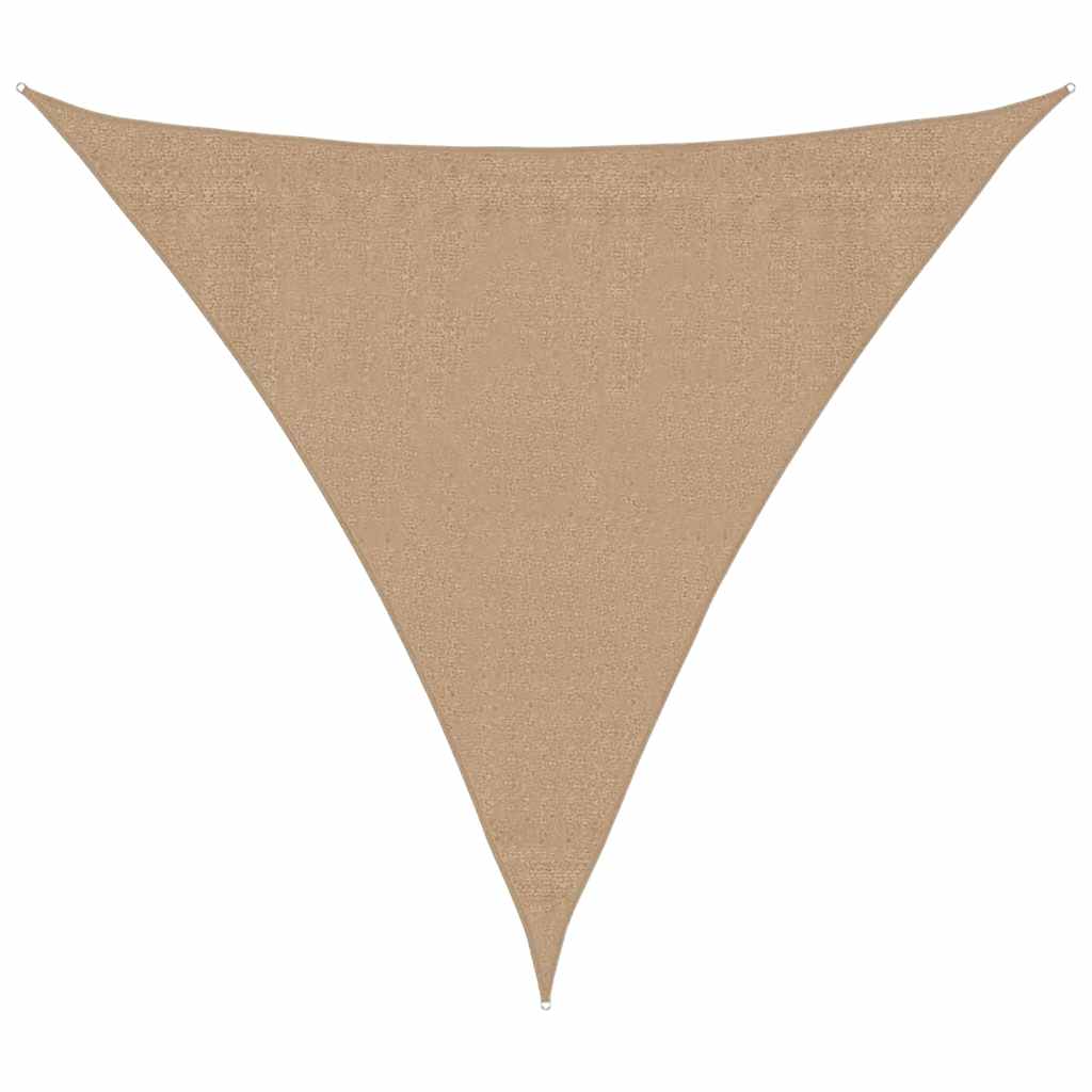 Sonnensegel 160 g/m² Taupe 3x3x3 m HDPE