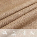 Sonnensegel 160 g/m² Taupe 3x4x4 m HDPE