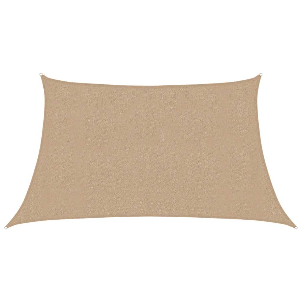 Sonnensegel 160 g/m² Taupe 3/4x2 m HDPE