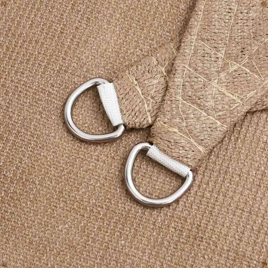 Sonnensegel 160 g/m² Taupe 4/5x3 m HDPE