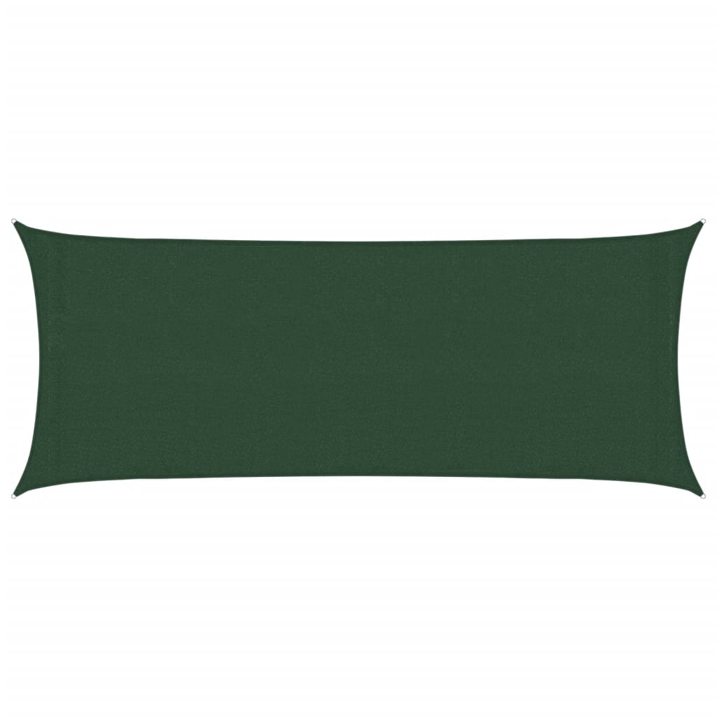 Sonnensegel 160 g/m² Dunkelgrün 2x4,5 m HDPE