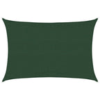 Sonnensegel 160 g/m² Dunkelgrün 3,5x4,5 m HDPE
