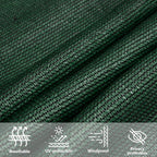 Sonnensegel 160 g/m² Dunkelgrün 3/4x2 m HDPE
