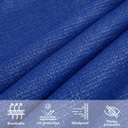 Sonnensegel 160 g/m² Quadratisch Blau 7x7 m HDPE