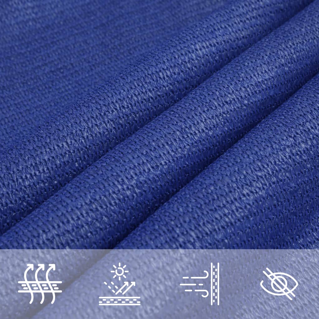 Sonnensegel 160 g/m² Blau 2x4,5 m HDPE