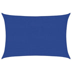 Sonnensegel 160 g/m² Blau 2,5x4 m HDPE
