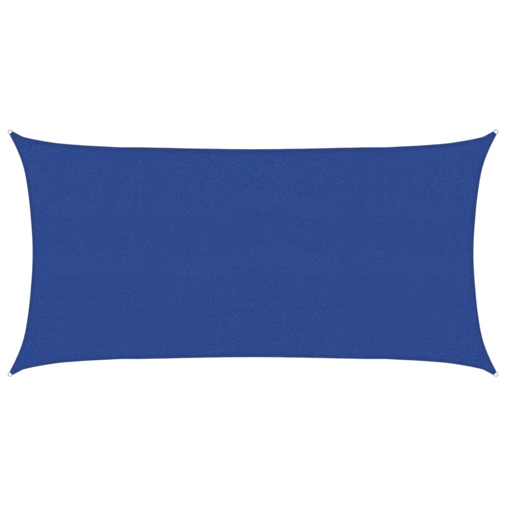 Sonnensegel 160 g/m² Blau 2,5x4,5 m HDPE