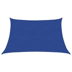 Sonnensegel 160 g/m² Blau 3/4x2 m HDPE