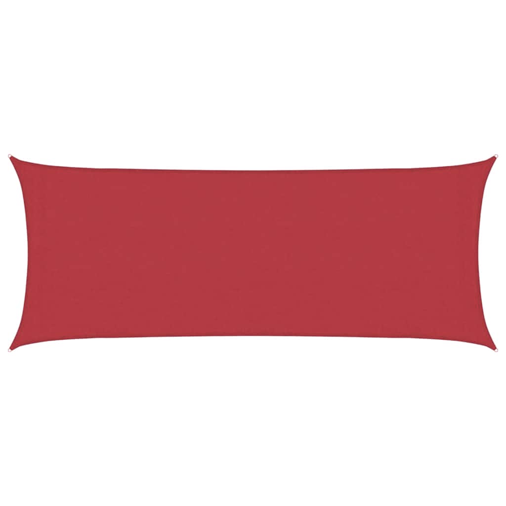 Sonnensegel 160 g/m² Rot 2x4,5 m HDPE