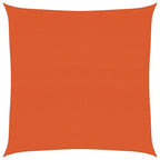 Sonnensegel 160 g/m² Quadratisch Orange 4x4 m HDPE