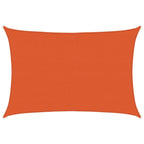 Sonnensegel 160 g/m² Rechteckig Orange 4x5 m HDPE