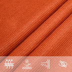 Sonnensegel 160 g/m² Rechteckig Orange 6x7 m HDPE