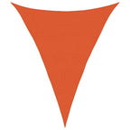 Sonnensegel 160 g/m² Dreieckig Orange 3x4x4 m HDPE