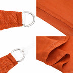 Sonnensegel 160 g/m² Dreieckig Orange 3x4x5 m HDPE