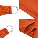 Sonnensegel 160 g/m² Dreieckig Orange 5x5x5 m HDPE