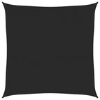 Sonnensegel 160 g/m² Schwarz 7x7 m HDPE