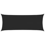 Sonnensegel 160 g/m² Schwarz 2x5 m HDPE