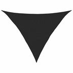 Sonnensegel 160 g/m² Schwarz 2,5x2,5x3,5 m HDPE