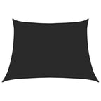 Sonnensegel 160 g/m² Schwarz 4/5x3 m HDPE