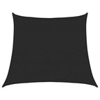 Sonnensegel 160 g/m² Trapezform Schwarz 4/5x4 m HDPE
