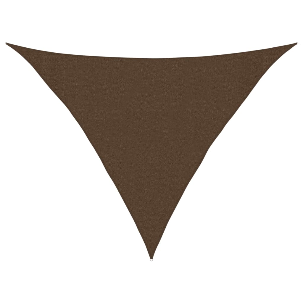 Sonnensegel 160 g/m² Braun 3x3x4,2 m HDPE
