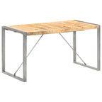 Esstisch 140x70x75 cm Raues Mango-Massivholz