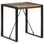 Esstisch 70x70x75 cm Recyceltes Massivholz