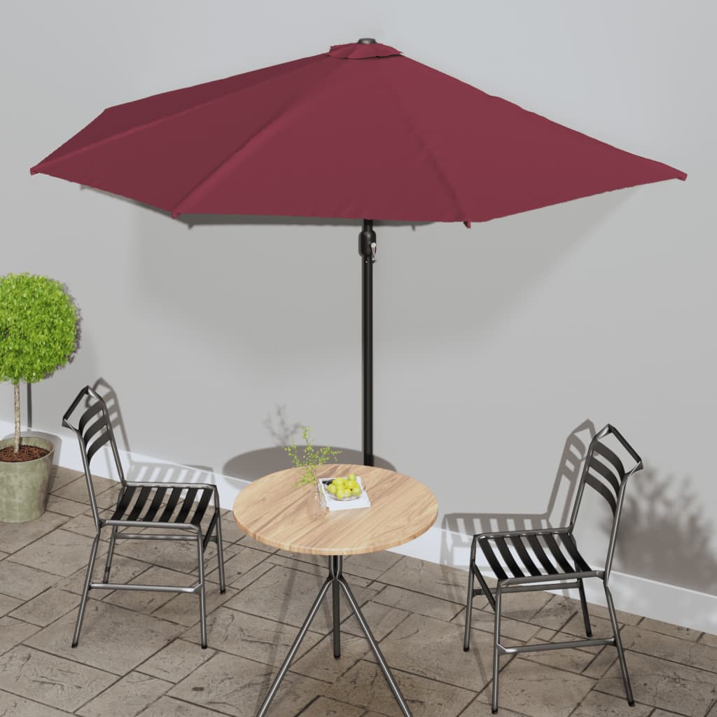 Balkon-Sonnenschirm Alu-Mast 300x155