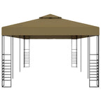 Gartenpavillon 6x3x2,7 m Taupe 180 g/m²