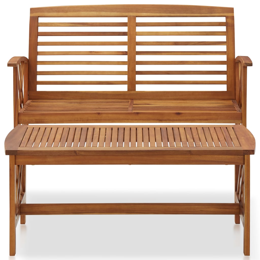 2-tlg. Garten-Lounge-Set Massivholz Akazie