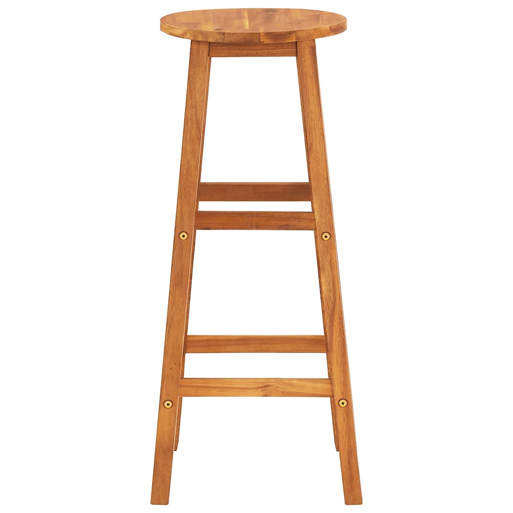 Barhocker 4 Stk. Massivholz Akazie