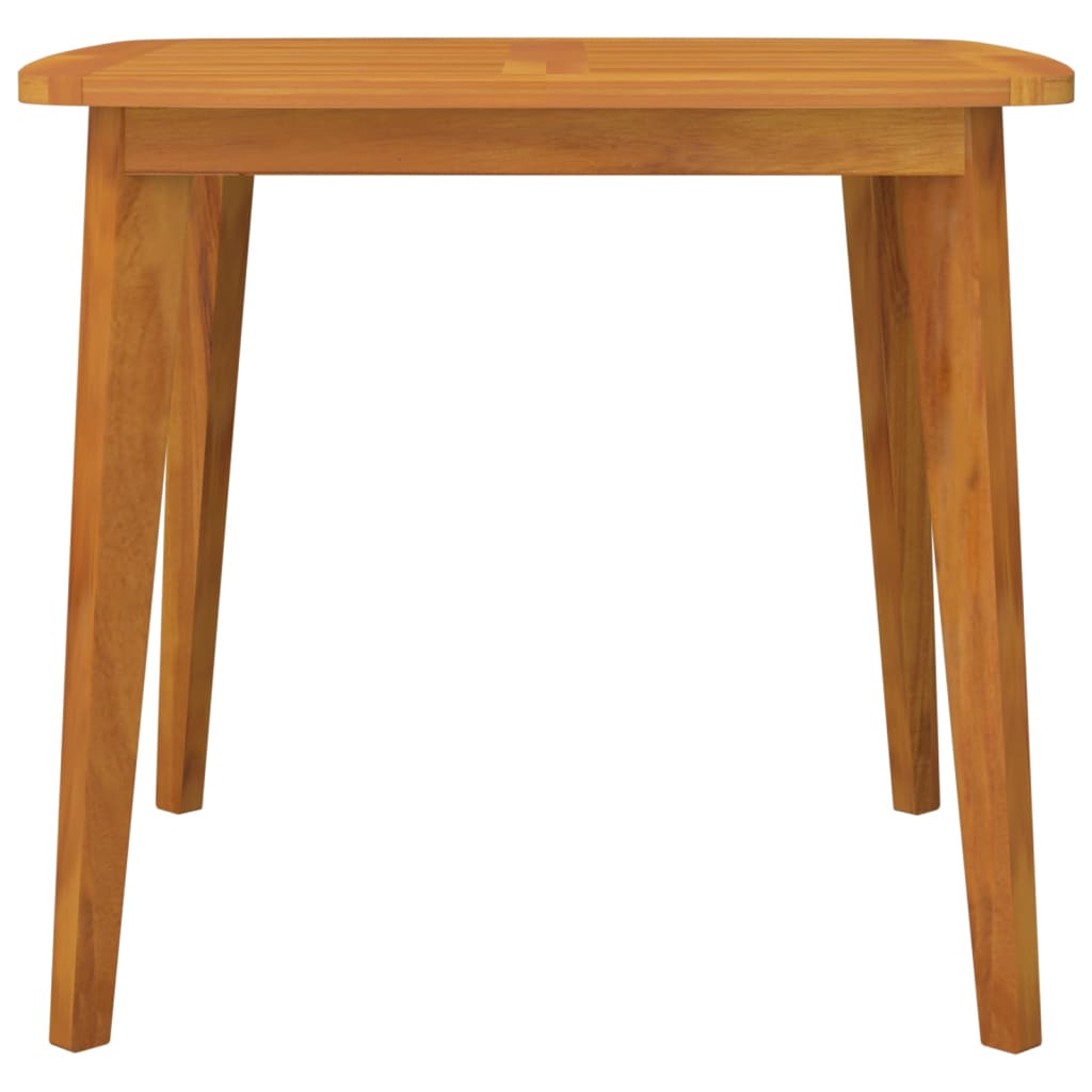 Gartentisch 85x85x75 cm Massivholz Akazie