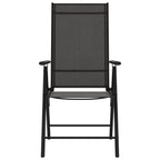 Gartenstühle Klappbar 6 Stk. Textilene Schwarz