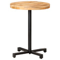 Bistrotisch Rund Ø60x75 cm Raues Mangoholz