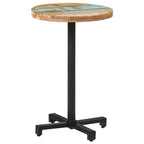 Bistrotisch Rund Ø50x75 cm Altholz Massiv