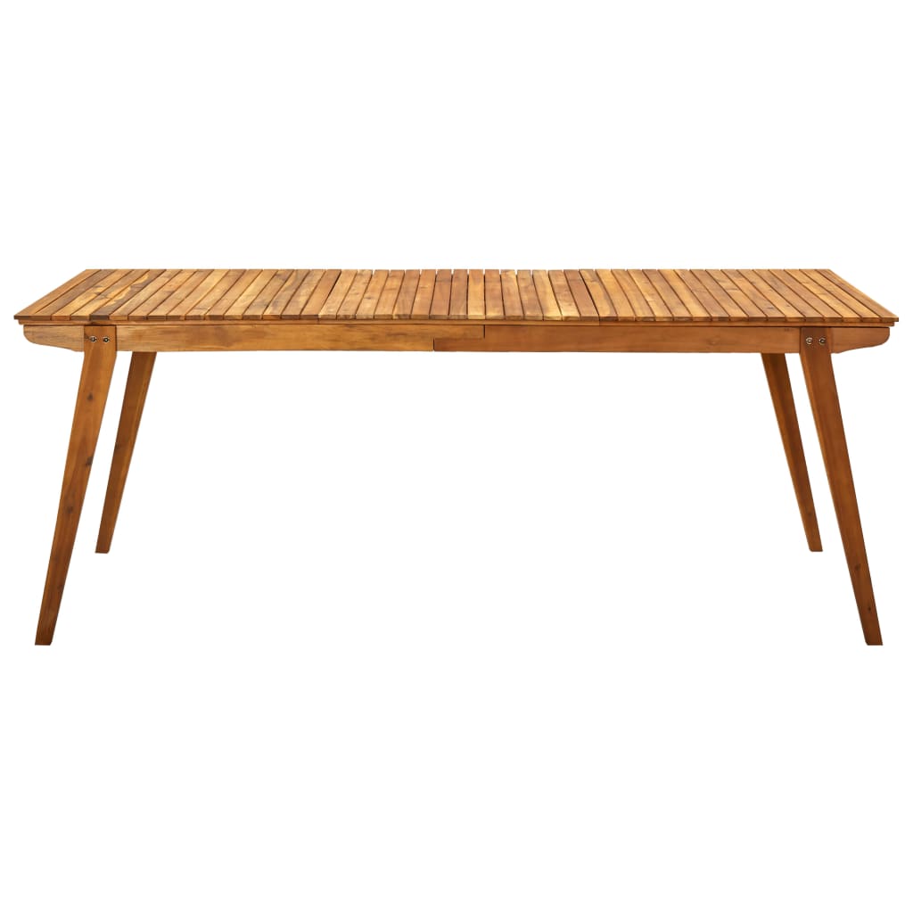 Gartentisch 201,5x100x75 cm Akazie Massivholz