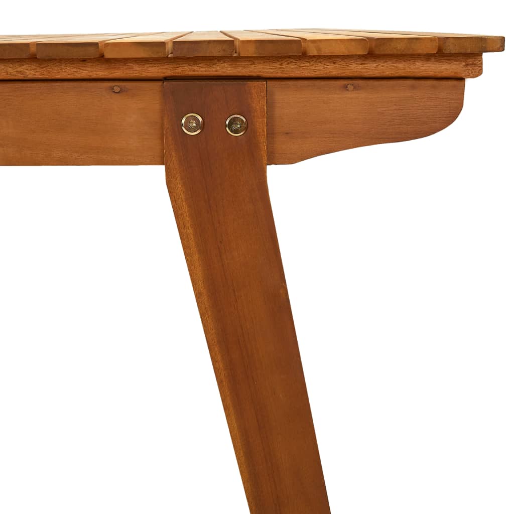 Gartentisch 201,5x100x75 cm Akazie Massivholz