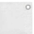 Balkon-Sichtschutz Weiß 75x300 cm Oxford-Gewebe