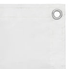 Balkon-Sichtschutz Weiß 90x300 cm Oxford-Gewebe