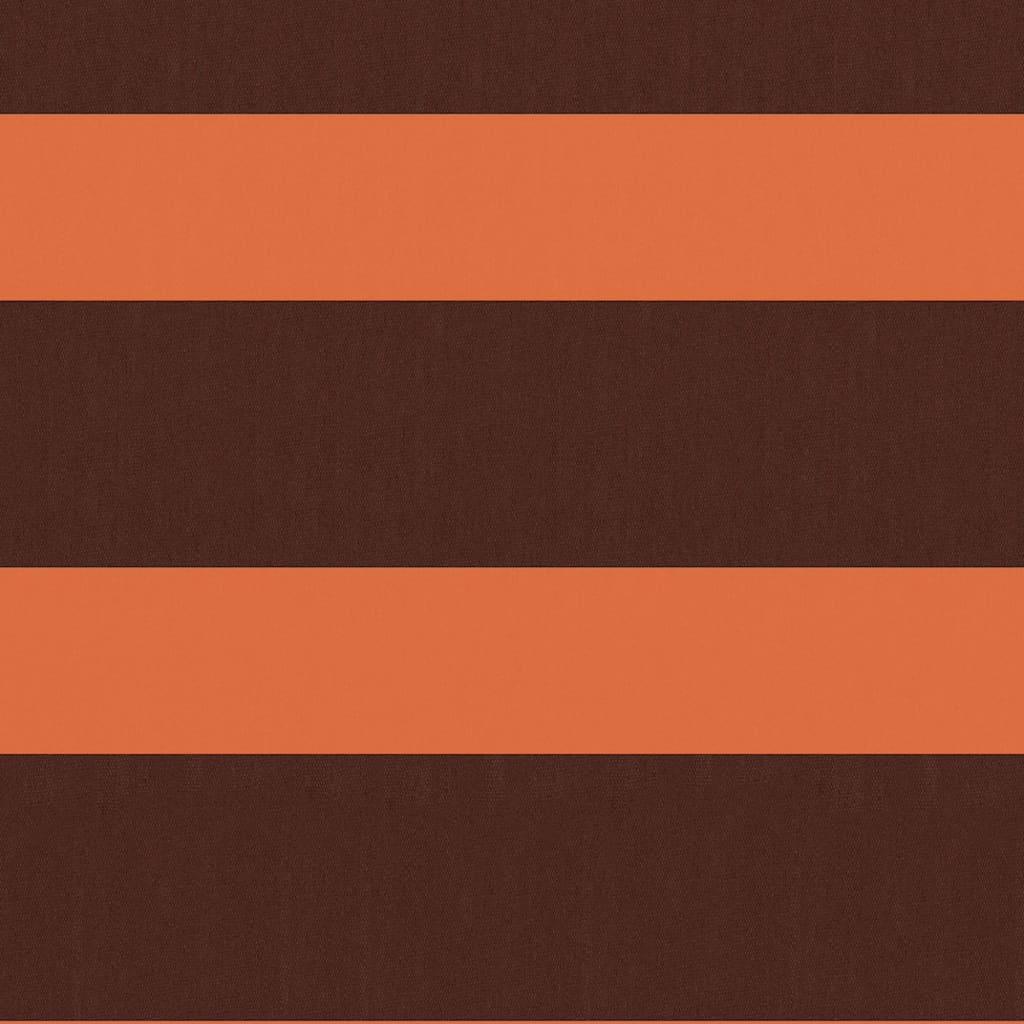 Balkon-Sichtschutz Orange und Braun 90x600 cm Oxford-Gewebe